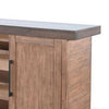 Ceny TV Media Entertainment Console | 78" | 2 Cabinet Doors | Brown