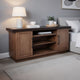 Ceny TV Media Entertainment Console | 78" | 2 Cabinet Doors | Brown