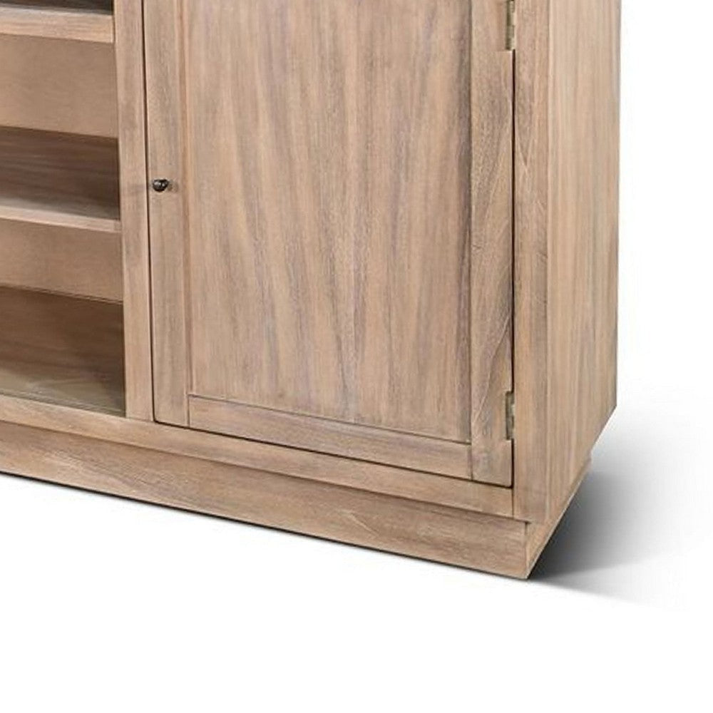 Seni 78’’ TV Media Entertainment Console | 2 Doors | Brown BM339928