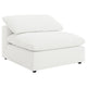 Allias 6pc Modular Sectional Sofa | Ivory White Boucle | 2 Accent Pillows
