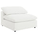 Allias 6pc Modular Sectional Sofa | Ivory White Boucle | 2 Accent Pillows