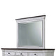 Ola Wide Dresser with Mirror | 9 Drawers | Distressed White Wood Frame BM339949