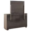 Keno Wide Dresser with Mirror | 6 Drawers | Bar Handles | Barley Brown