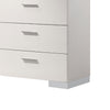 Sok Wide Dresser with LED Mirror | 6 Drawers | White High Gloss Finish BM339967