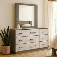 Gray Oak, Almond Brown, Nickel