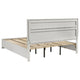Vino White 4pc King Size Bed Set w Storage | Dressers | Glitter Accent