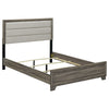 Reay 4 Piece Queen Bedroom Set with Dressers | Upholstered Gray Brown