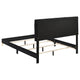 Dle 4pc Queen Bedroom Set | Tufted Black Velvet | Modern Gold Accent BM340061