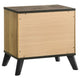 Wemy 4 Piece Full Bed Set | Rustic Brown Pine Wood| Tapered Legs BM340075