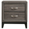 Mela 4pc Queen Bedroom Set | Nightstand Dresser and Mirror | Oak Gray BM340079