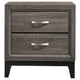 Mela 4pc Queen Bedroom Set | Nightstand Dresser and Mirror | Oak Gray BM340079