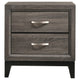 Mela 4pc Queen Bedroom Set | Nightstand Dresser and Mirror | Oak Gray