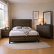 Mela 4pc Queen Bedroom Set | Nightstand Dresser and Mirror | Oak Gray