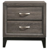 Mela 4pc King Bedroom Set | Nightstand Dresser and Mirror | Oak Gray
