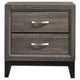 Mela 4pc King Bedroom Set | Nightstand Dresser and Mirror | Oak Gray
