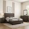 Mela 4pc King Bedroom Set | Nightstand Dresser and Mirror | Oak Gray
