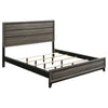 Mela 4pc Cal King Bedroom Set | Nightstand Dresser | Mirror | Oak Gray