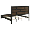 Mela 4pc Cal King Bedroom Set | Nightstand Dresser | Mirror | Oak Gray
