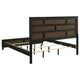Mela 4pc Cal King Bedroom Set | Nightstand Dresser | Mirror | Oak Gray
