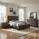 Mela 4pc Cal King Bedroom Set | Nightstand Dresser | Mirror | Oak Gray