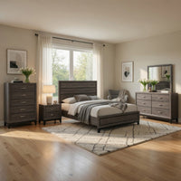 Oak Gray, Black, Nickel