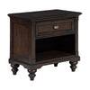 Meon 5pc Poster Cal King Bed Set | Vintage Dark Oak Brown | Dresser Chest BM340110