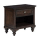 Meon 5pc Poster Cal King Bed Set | Vintage Dark Oak Brown | Dresser Chest BM340110