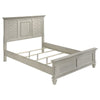Eli 4 Piece Queen Bedroom Set | Rustic White Wood | Dresser Mirror