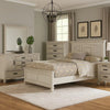 Eli 5 Piece Queen Bedroom Set | Rustic White Wood | Dresser Chest