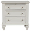 Lila 4 Piece Queen Bed Set | White Wood Panel Headboard | Vanity Dresser BM340127
