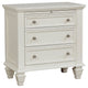 Lila 5pc Queen Bed Set with Storage Footboard | White | Vanity Dresser & Chest BM340134