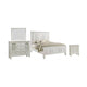 Lila 4pc King Bed Set | Black Panel Headboard | Dresser & Nightstand
