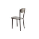 Jiho 5pc Dining Table & 4 Chairs Set | Graywash | Black Metal Base