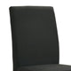 Syon Dining Chair Set of 4 | Black Wood Frame | Fabric Seat & Backrest BM340161