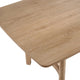 Aruk Dining Table | 79" Brown Wood Tabletop | Rounded Edges