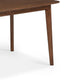 Goko Dining Table | 59’’ Brown Wood Top | Round Tapered Legs BM340192