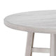Bovo Dining Table | 48’’ Round Tabletop | Driftwood White Wood Legs BM340194