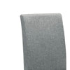 Muly Side Dining Chair Set of 4 | Fabric Seating | Gray Brown Wood BM340196