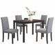 Muly Dining Table | 43" Rectangular Top | Gray-Brown Wood Legs