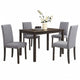 Muly Dining Table | 43’’ Rectangular Top | Gray-Brown Wood Legs BM340197