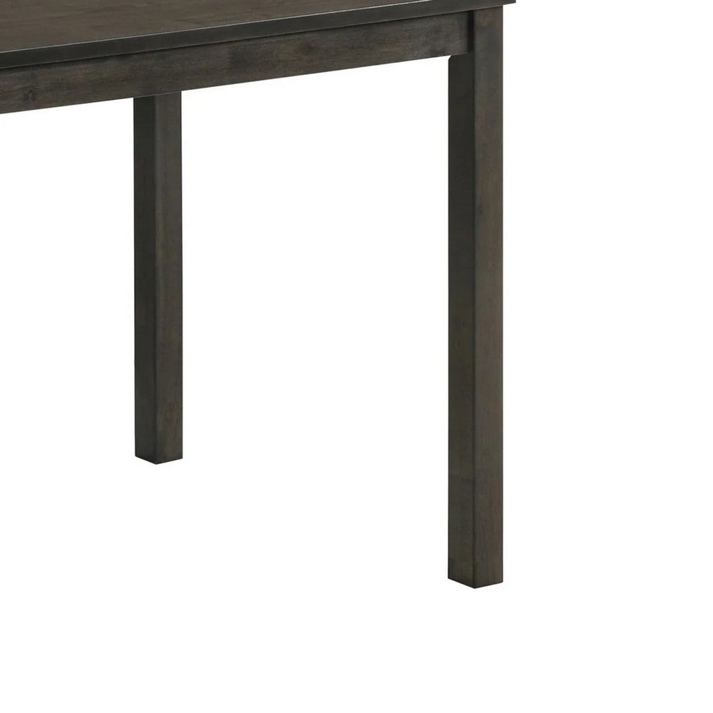 Muly Dining Table | 43" Rectangular Top | Gray-Brown Wood Legs