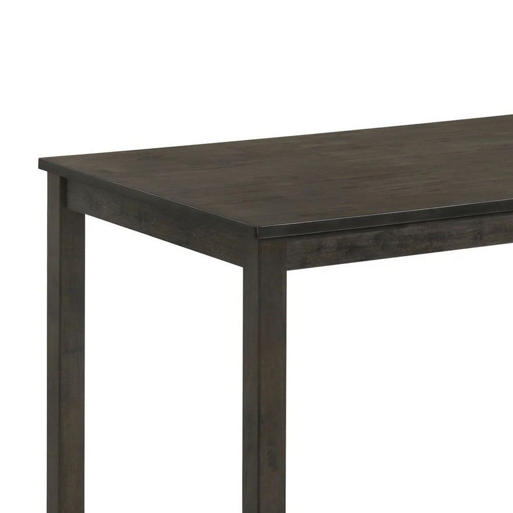 Muly Dining Table | 43’’ Rectangular Top | Gray-Brown Wood Legs BM340197