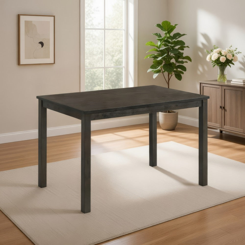 Muly Dining Table | 43" Rectangular Top | Gray-Brown Wood Legs