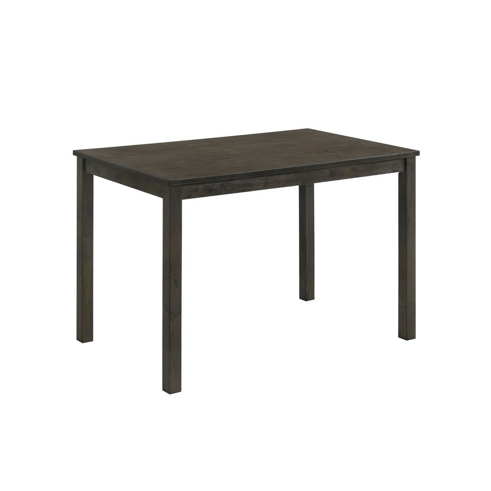 Muly Dining Table | 43" Rectangular Top | Gray-Brown Wood Legs