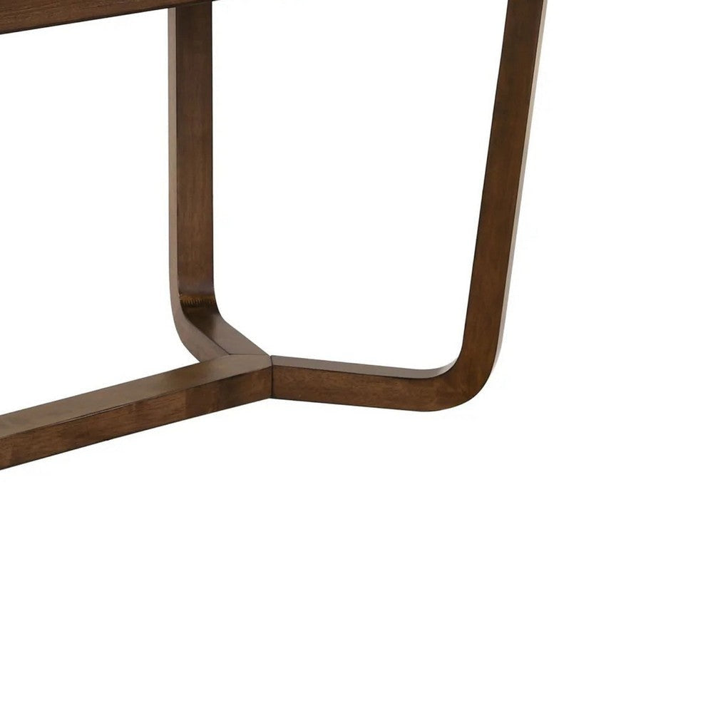 Lere Dining Table | Antique Style Brown Wood | Spacious 71’’ Rectangular Top BM340200