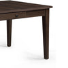 Wogy Dining Table | 66" Brown Wood Top | Lift Top Storage | 2 Drawers