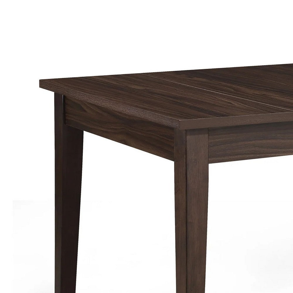 Wogy Dining Table | 66’’ Brown Wood Top | Lift Top Storage | 2 Drawers BM340203