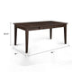 Wogy Dining Table | 66’’ Brown Wood Top | Lift Top Storage | 2 Drawers BM340203