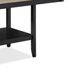 Filu Counter Height Dining Table | Lazy Susan | 48’’ Gray Top BM340208