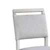 Bovo Counter Height Dining Chair Set of 2 | Dove Gray | White Wood BM340211
